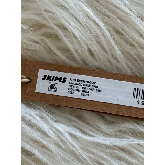 Skims Fits Everybody Unlined Demi Bra Mica Size 32DD - Picture 7 of 7